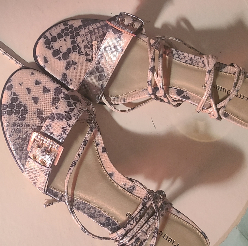 Pierre Dumas Gold Two Tone Snakeskin
